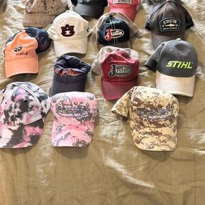 Assorted Baseball Caps Collection
